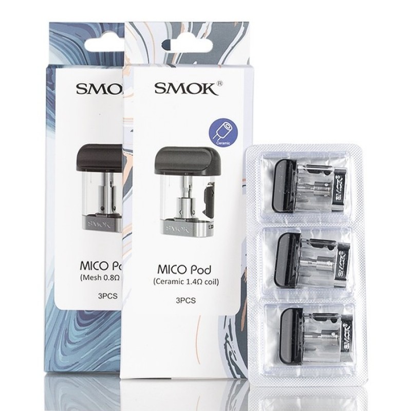 Smok Mico Pod 3'lü kartuş paketi ile cihazınızı yenileyin. Uzun ömürlü, sızdırmaz yapısıyla yüksek performanslı içim keyfi sizi bekliyor.