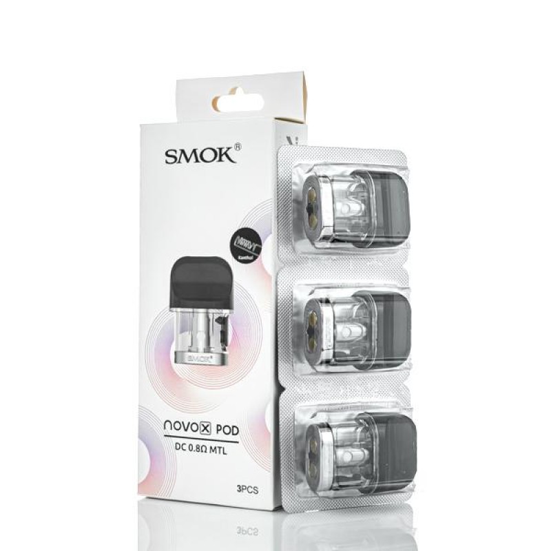 Smok Novo X DC 0.8 Ohm kartuş ile daha yoğun aroma ve uzun kullanım süresi. Uyumlu cihazlarla tam performans için ideal seçim.