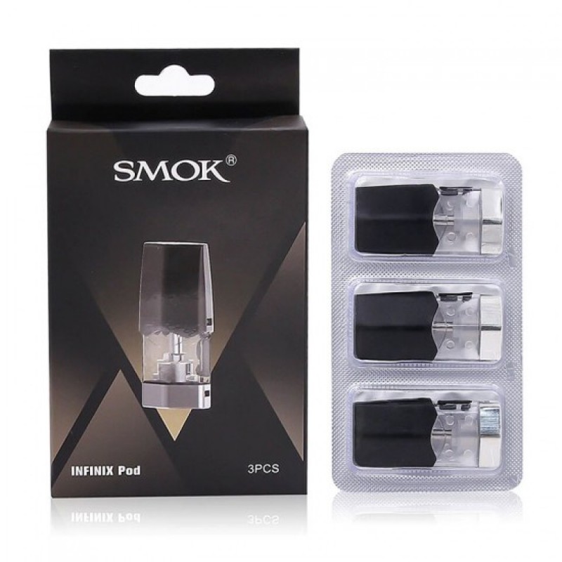 Smok Infinix 2 ile uyumlu, sızdırmaz ve uzun ömürlü 3'lü pod kartuş paketi ile kesintisiz kullanım deneyimi şimdi stoklarda seni bekliyor.