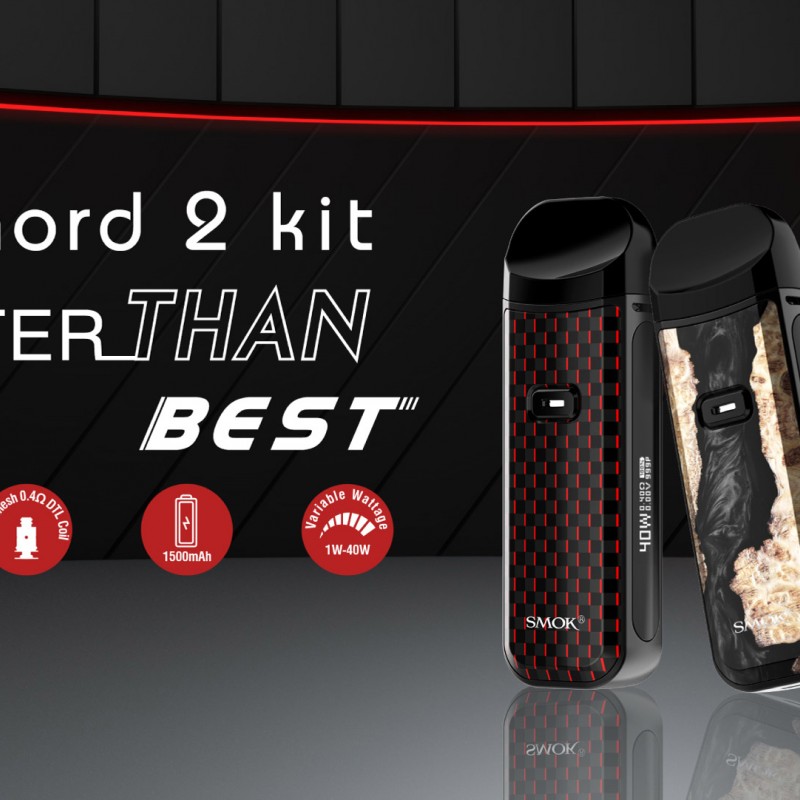 Smok Nord 2 1500mAh ile güçlü batarya, kompakt tasarım ve gelişmiş özellikleri bir arada deneyimleyin. Şimdi keşfedin, farkı hissedin!