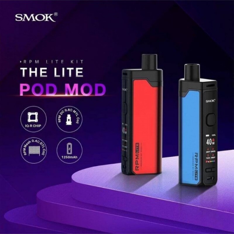 Smok RPM Lite 1250mAh ile kompakt tasarım ve yüksek performansı bir arada keşfedin. Uzun süreli kullanım ve taşınabilirlik şimdi bir arada.