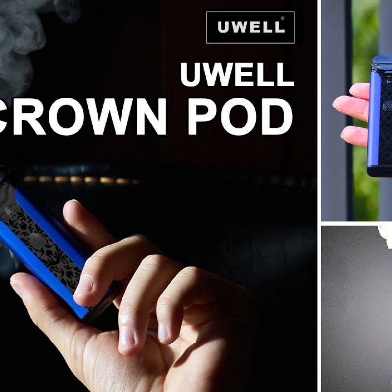 Uwell Crown Pod, şık tasarımı ve gelişmiş coil teknolojisiyle yoğun aroma sunar. Kompakt yapısıyla her an yanınızda taşıyabilirsiniz.