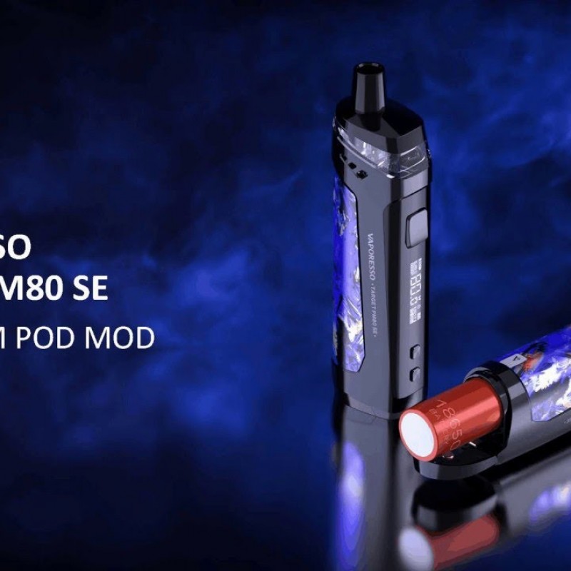 Vaporesso Target PM80 SE ile yüksek buhar performansı ve şık tasarımı keşfedin. Uzun pil ömrü ve kolay kullanım ile ideal bir pod mod deneyimi yaşayın.