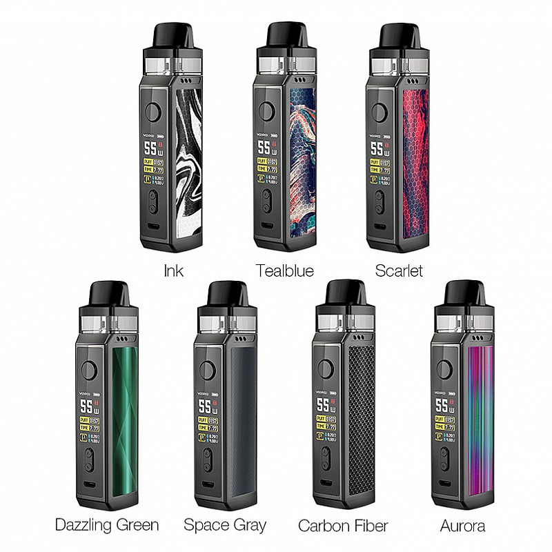 Voopoo Vinci X Pod Kit, ayarlanabilir watt gücü ve şık tasarımıyla yüksek buhar performansı sunar. Hızlı şarj ve uzun pil ömrüyle öne çıkar.