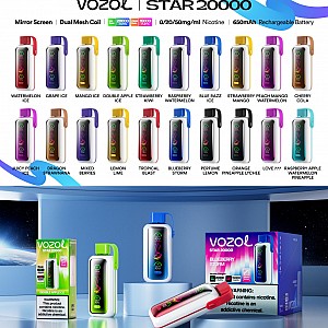 Vozol Star 20000 Puff Bar Tek Kullanımlık Elektronik Sigara