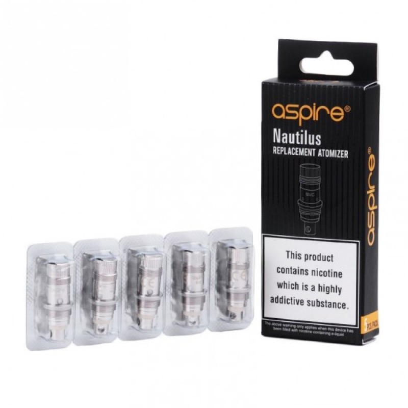 Aspire Nautilus 2 Coil ile yoğun buhar ve saf aroma deneyimi yaşayın. Uyumlu cihazlar için ideal, dayanıklı ve kaliteli yedek coil seçeneği.