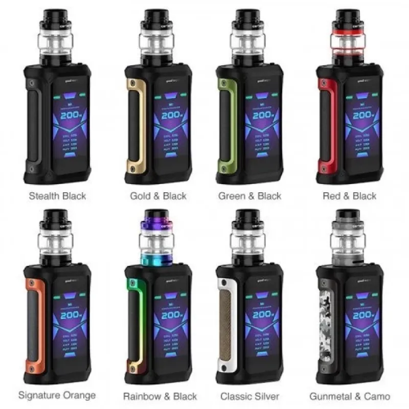 Geekvape Aegis X 200W, yüksek performansı ve suya dayanıklı yapısıyla dikkat çeker. Gelişmiş ekran ve güçlü mod deneyimi sunar.