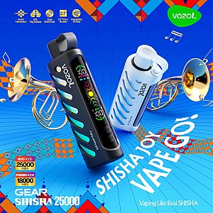 Vozol - Shisha 25000 Puff Tek Kullanımlık Elektronik Sigara