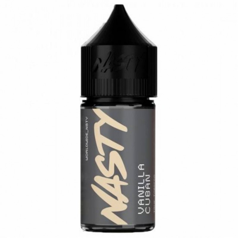 Nasty Juice Vanilla Cuban 30ML Salt Likit ile tütün ve vanilyanın eşsiz uyumunu keşfedin. Yoğun lezzet arayanlar için ideal bir tercih.