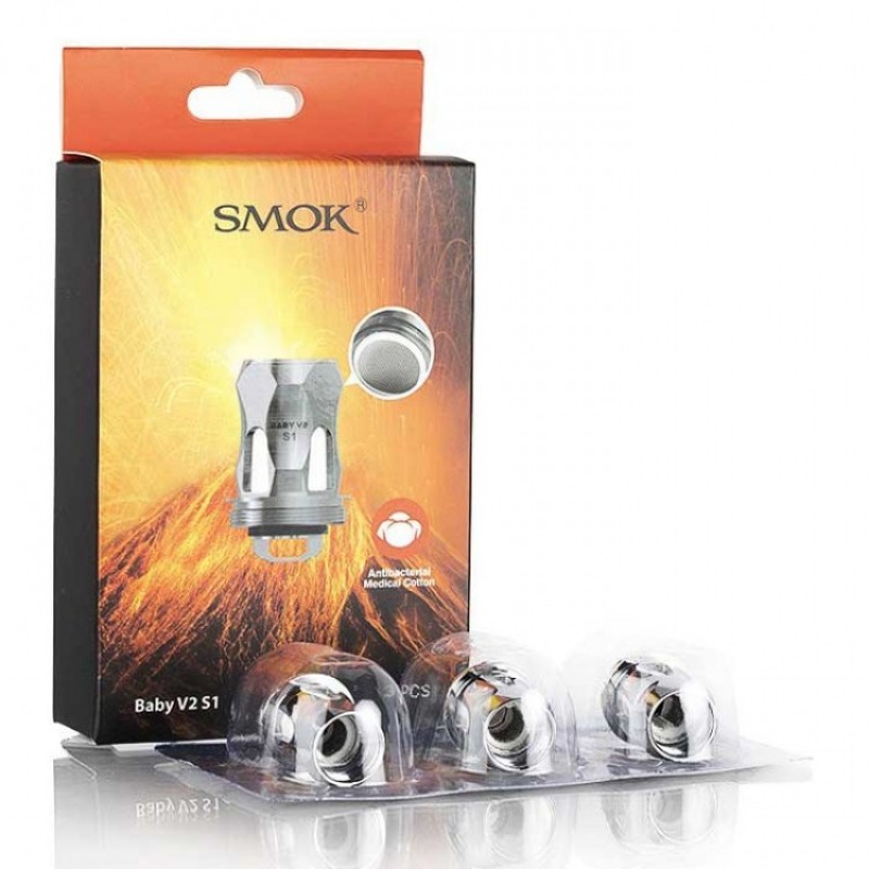 Smok Baby V2 S1 Coil ile yoğun aroma ve uzun ömürlü kullanımın keyfini çıkarın. Mesh yapısıyla güçlü ve dengeli buhar sağlar.