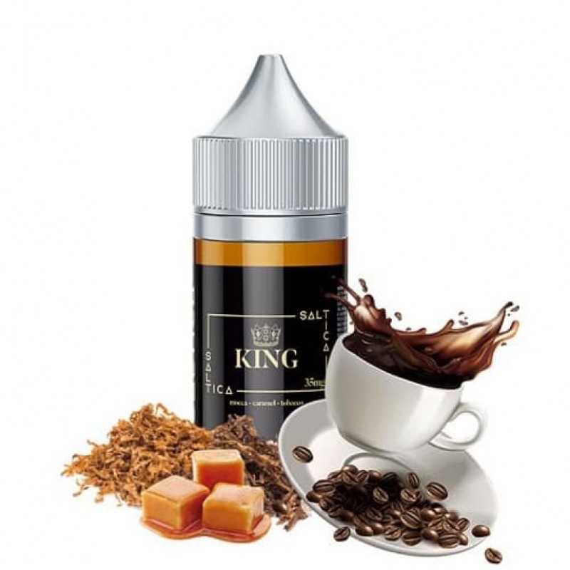 Saltica King 30 ml salt likit, yoğun aroması ve premium kalitesiyle keyifli bir deneyim sunar. Hızlı kargo ve güvenli alışveriş avantajıyla şimdi sipariş verin.