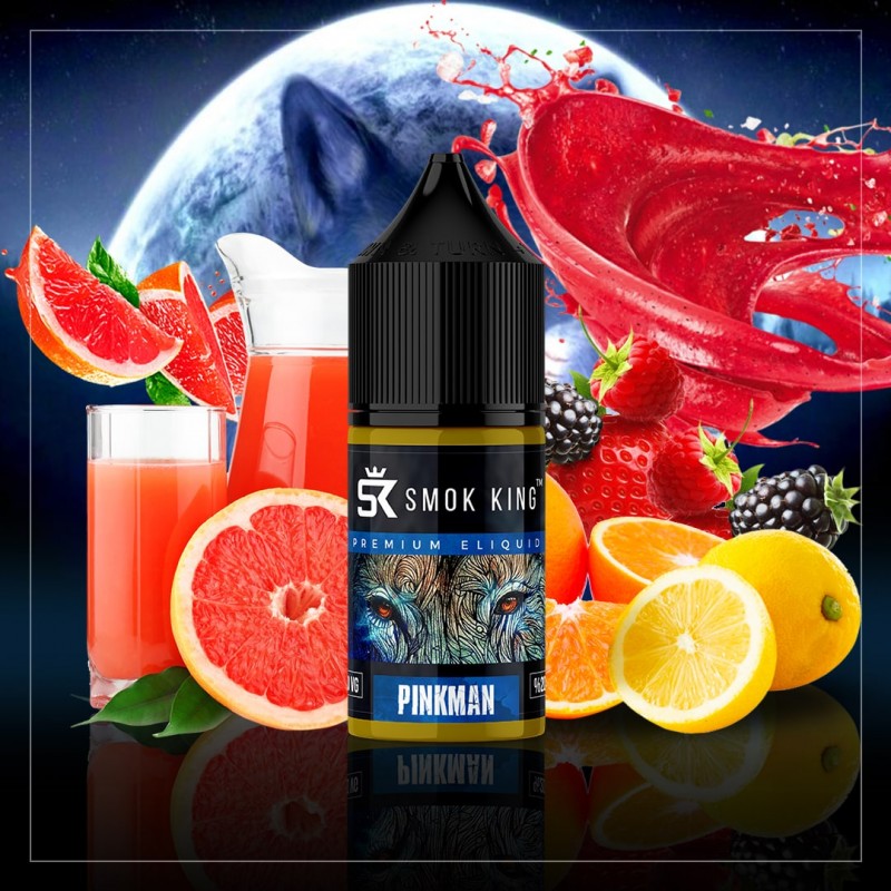 Smokking Pinkman aromalı e-likit ile meyve ferahlığını hissedin. Yoğun aroma ve keyifli buhar deneyimi için şimdi sipariş verin!