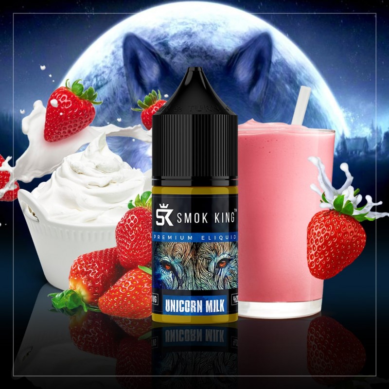 Smokking Unicorn Milk ile çilekli kremanın eşsiz aromasını keşfedin. Yoğun tat arayanlar için ideal, özel formülüyle fark yaratır.