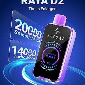 Elf Bar - Raya D2 20000 Puff Bar Tek Kullanımlık Elektronik Sigara