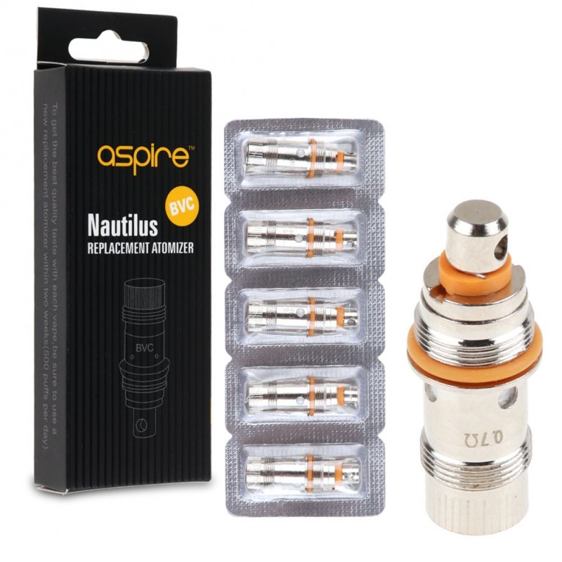 Aspire Nautilus 0.7ohm coil ile yoğun aroma, güçlü performans ve uzun kullanım süresiyle keyifli bir deneyim yaşayın. Hemen sipariş verin!