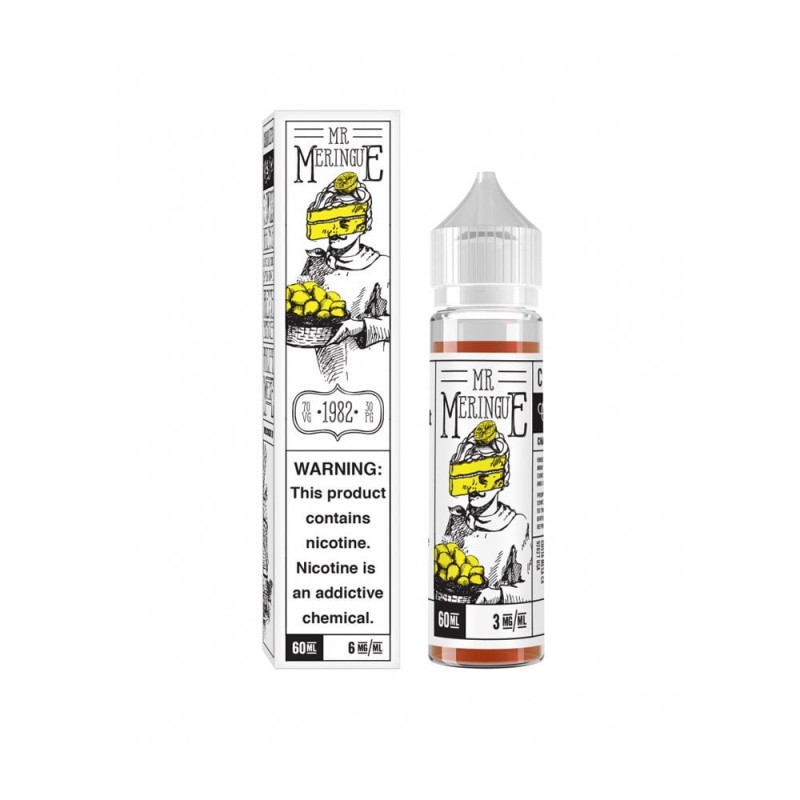 Tatlı limonlu tart aromasıyla Charlie's Chalk Dust Mr. Meringue 60 ml, lezzetli ve yoğun bir deneyim sunar. Kaliteli içerik ve eşsiz aroma seni bekliyor.