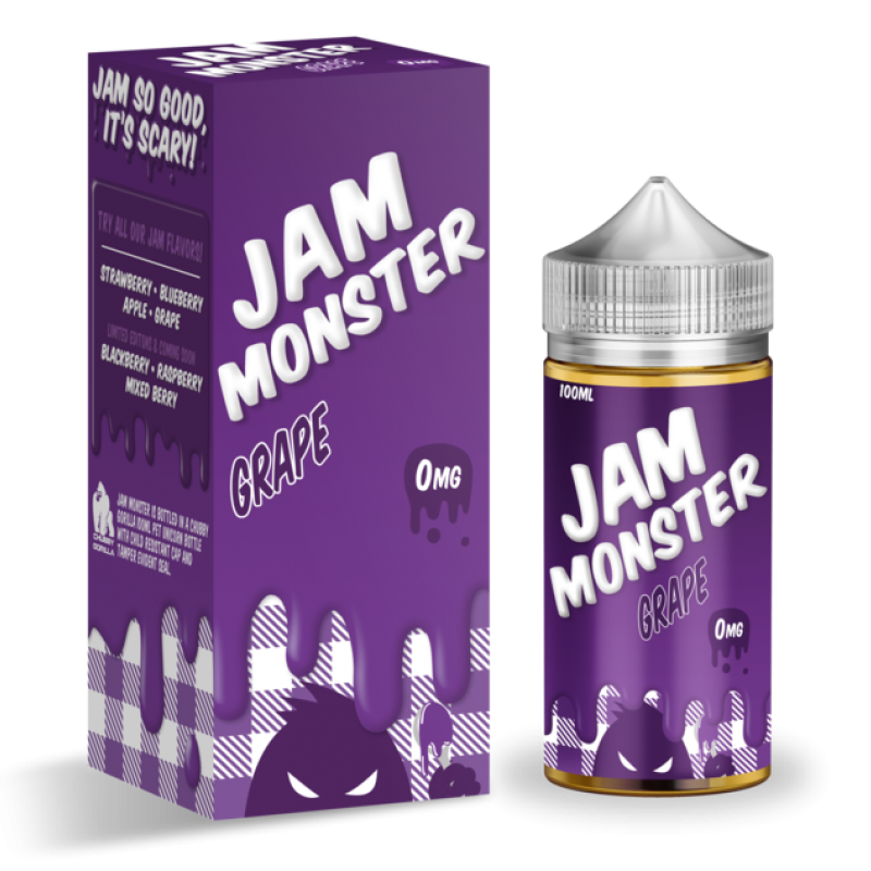 Jam Monster Grape 100ml, yoğun üzüm lezzeti ve zengin aromasıyla keyifli bir deneyim sunar. Hemen sipariş ver, bu eşsiz tadı kaçırma!