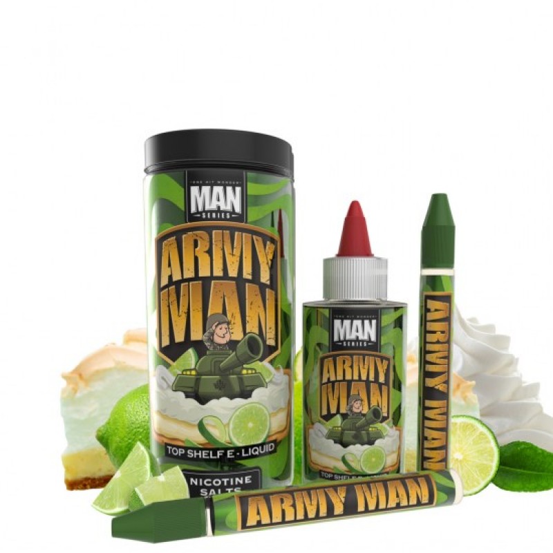 One Hit Wonder Army Man 100 ML ile tatlı ve ekşi aromaların dengeli birleşimiyle keyifli bir deneyim yaşayın. Hızlı kargo ve orijinal ürün garantisi!