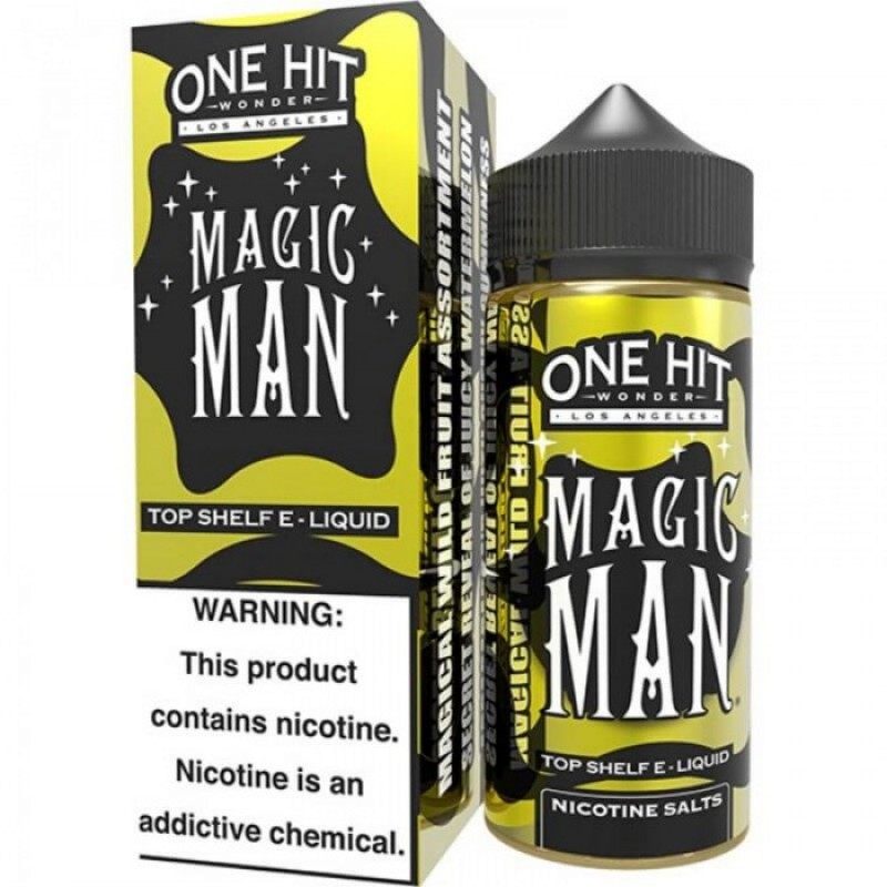 One Hit Wonder Magic Man 100 ML ile tatlı jelibon aromalarını keşfedin. Yoğun, dengeli lezzet profiliyle keyifli bir deneyim sunar.