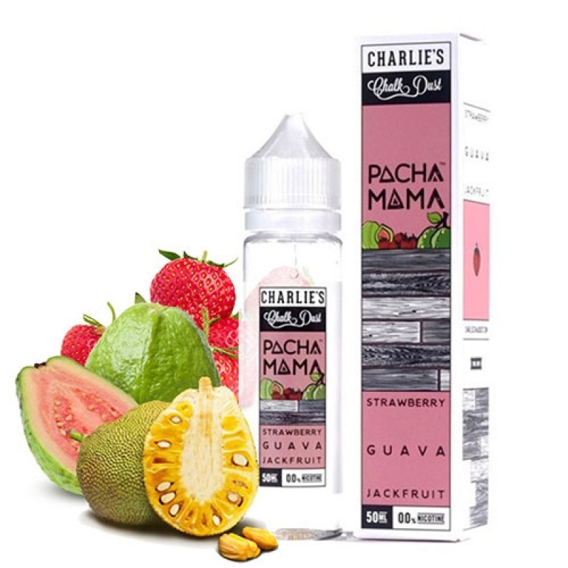 Strawberry, guava ve jackfruit aromalarının eşsiz karışımıyla Pacha Mama 60ml likit, yoğun meyve deneyimi sunar. Hemen keşfedin!