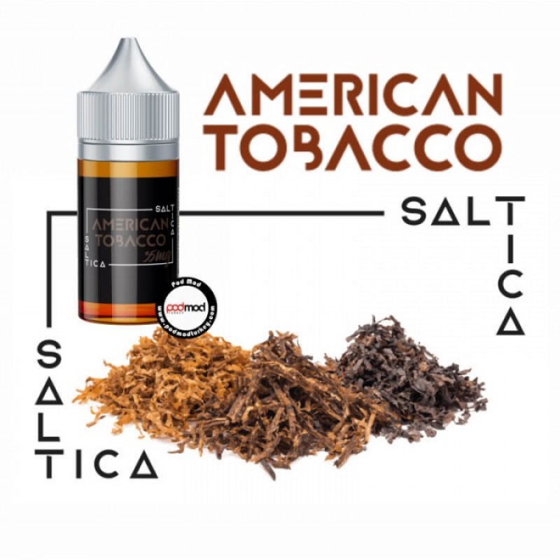 Saltica American Tobacco 30 ML ile yoğun Amerikan tütün lezzetini deneyimleyin. Kaliteli içerik ve dengeli aroma sevenler için ideal seçim.