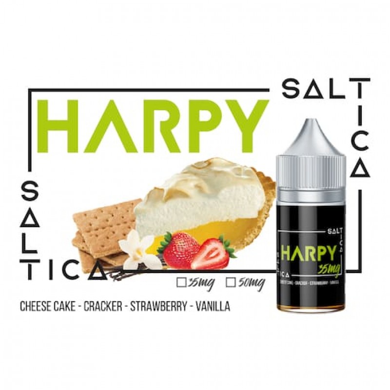 Saltica Harpy 30ML ile tatlı ve ferah aromaların keyfini çıkarın. Uzun süreli kullanım ve üstün kalite için ideal bir seçenek.