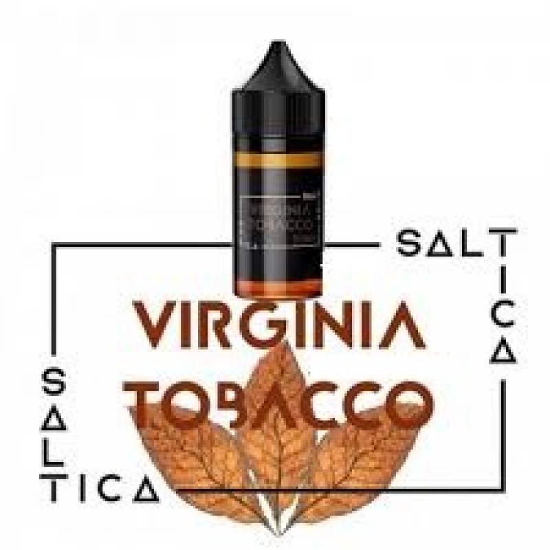 Saltica Virginia Tobacco 30 ml premium salt likit ile gerçek tütün tadını keşfedin. Yoğun aroma ve pürüzsüz içim deneyimi sizi bekliyor.