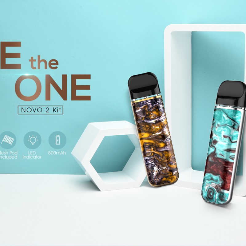 Smok Novo 2 Pod Kit 800mAh, şık tasarımı ve uzun pil ömrüyle pratik kullanım sunar. Hafif, taşınabilir ve keyifli bir buhar deneyimi yaşayın.