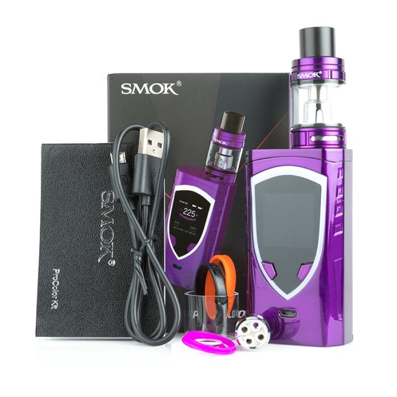 Smok Procolor Kit 225W, güçlü çıkış gücü ve şık tasarımıyla elektronik sigara deneyiminizi bir üst seviyeye taşır. Hemen keşfedin!