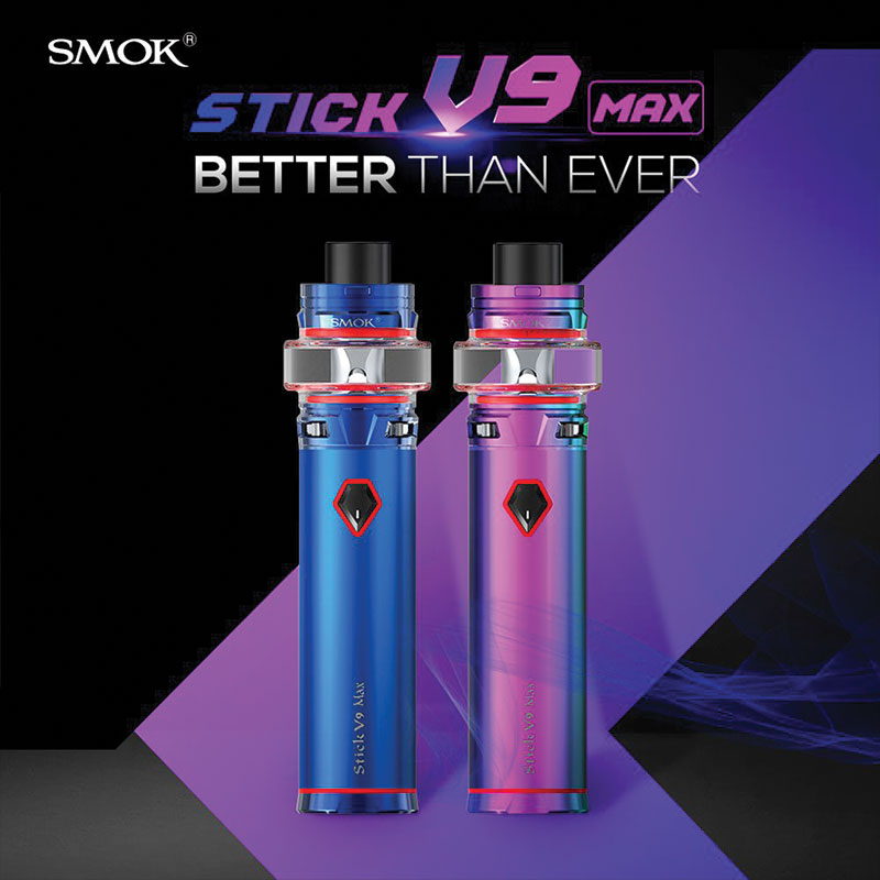 Smok V9 Max Kit ile yüksek buhar performansı ve uzun pil ömrünü keşfedin. Şık ve ergonomik tasarımıyla keyifli bir deneyim sunar.