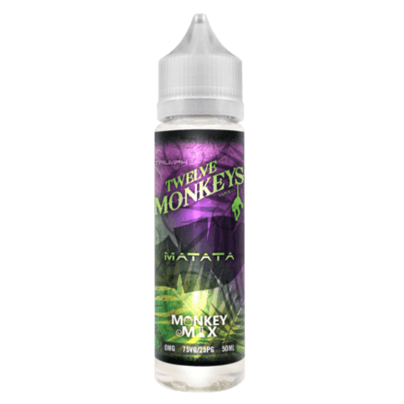 Üzüm ve elma aromalarının eşsiz uyumunu sunan Twelve Monkeys Matata 60ML ile yoğun aroma ve pürüzsüz buhar keyfini keşfedin.