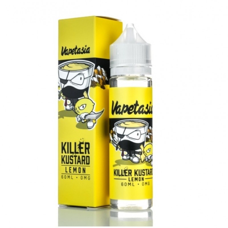 Vapetasia Vanilla Killer Kustard ile yoğun vanilya ve krema tadını keşfedin. Tatlı severler için özel formül, hızlı teslimatla kapınızda!