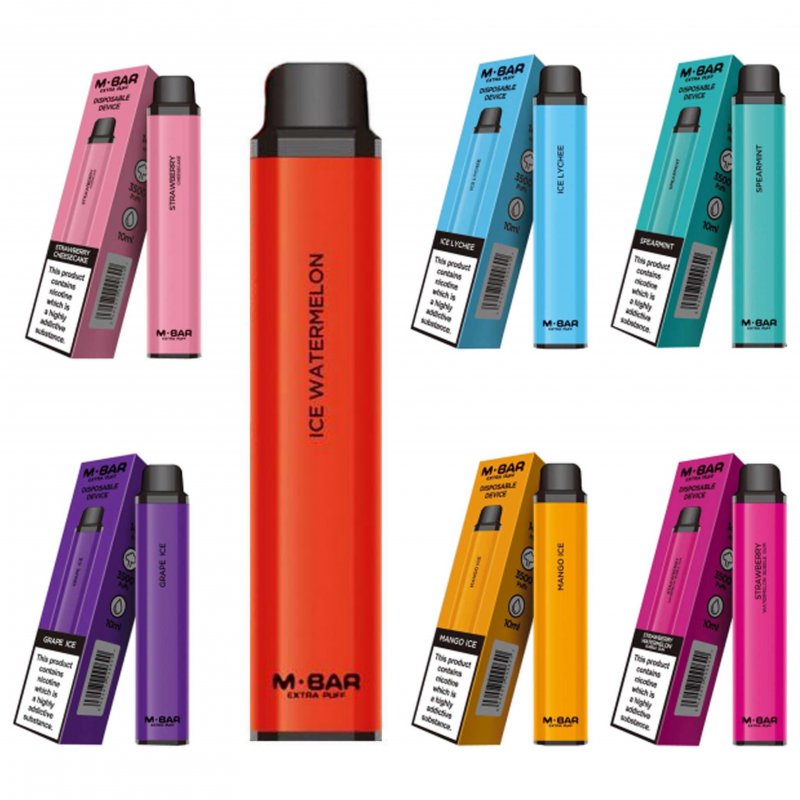 M-BAR 3500 Puff tek kullanımlık elektronik sigara ile pratik kullanım ve uzun süreli aroma deneyimi seni bekliyor. Hemen keşfet!