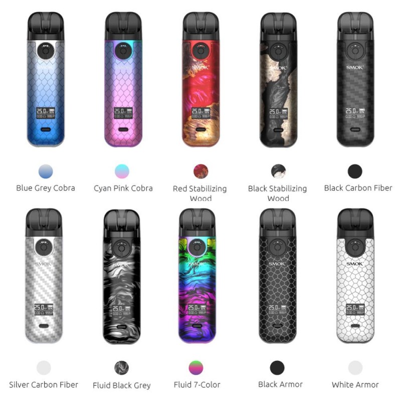 Smok Novo 4 Pod, gelişmiş çekim özelliği ve kompakt tasarımıyla ideal bir deneyim sunar. Şarj edilebilir ve sızdırmaz sistemiyle öne çıkar.