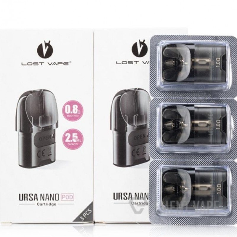 Lost Vape Ursa Nano Kartuş 3'lü paket ile kesintisiz kullanım keyfi. Uyumlu, dayanıklı ve kolay değiştirilebilir pod sistemi şimdi stokta.