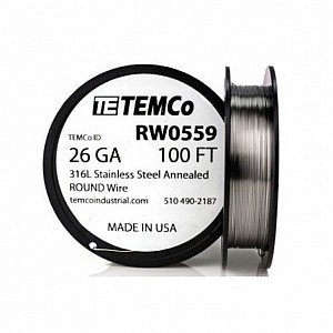 TEMCo Kanthal A1 26 GA 10 Metre Tel