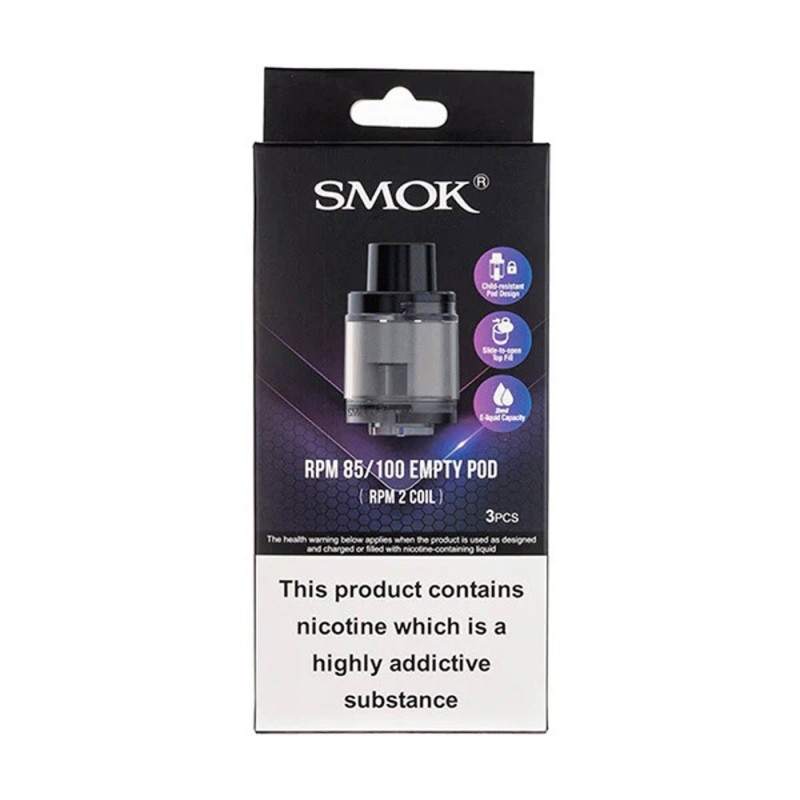 SMOK RPM 85 / 100 için uyumlu yedek kartuş ile kesintisiz kullanım ve yoğun aroma deneyimi. Kolay tak-çıkar sistemiyle pratik kullanım sunar.