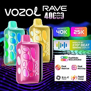 Vozol - Rave 40000 Puff Tek Kullanımlık Elektronik Sigara